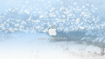 Wallpaper Merry Christmas Apple For iPhone