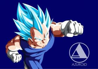 Super Saiyan God Vegeta Vector Wallpaper