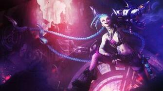 Jinx Splash Art Wallpaper By Arilzu