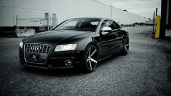 Black Audi S5 HD Desktop Wallpaper
