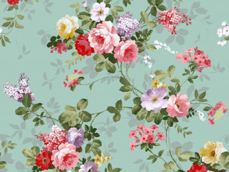 Vintage Flower Desktop Aesthetic Wallpaper