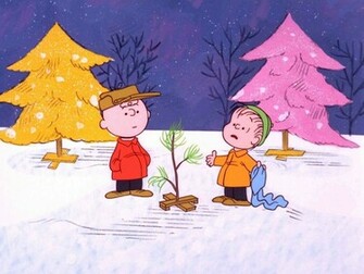 Charlie Brown Christmas Desktop Wallpaper Grasscloth