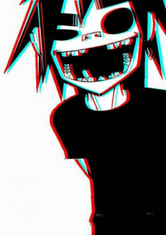 Gorillaz 2d In 3d By 2disgod D68b7i4 Stich17