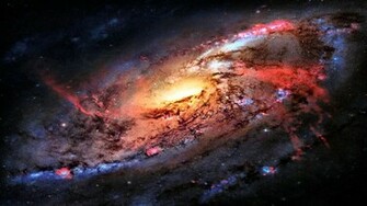 Wallpaper Space Flight Sky Stars Full HD 1080p
