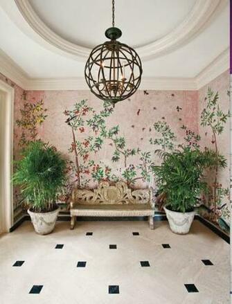 The Glam Pad De Gournay In Pink