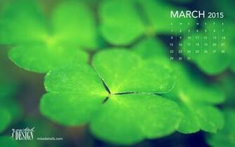March Desktop Calendar Wallpaper