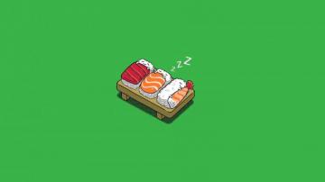 Cute Sushi Wallpaper Top Background