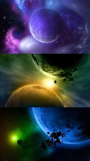Space Scene Mobile Phone Wallpaper HD