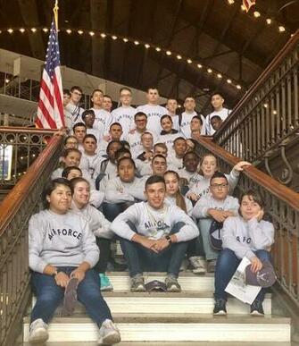 Catherine Bacon On Nshs Afjrotc Cadets At Usna In