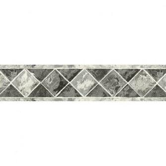 Black And White Style Prepasted Wallpaper Border At Lowes