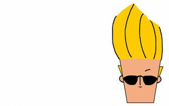 Johnny Bravo Face Wallpaper