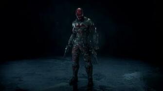 Arkham Knight In His Red Hood Armor By Chrischaos369
