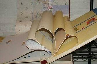 The Sample Books That Wallpaper Retailers Use Are Frequently Thrown