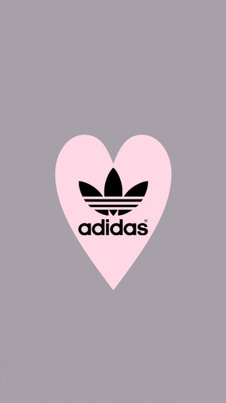 Grey Pink Adidas Wallpaper
