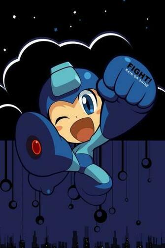 Megaman Kampf Rain Or Shine iPhone Wallpaper Und 4s
