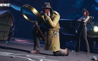 High Definition Wallpaper Of Sleuth From Fortnite Paperpull