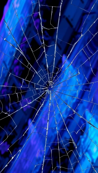 Cracked Phone Screen Wallpaper