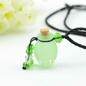 Murano Glass Perfume Bottle Venetian Lampwork Crystal Beads Pendant