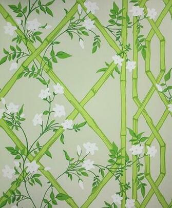 Jasmine Lattice Wallpaper A Decorative Featuring Floral
