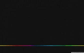 Colorful Line On Black Background Wallpaper