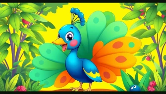 Cute Peacock Wallpaper