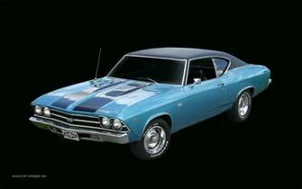 Chevelle Ss Wallpaper Blue Coupe Left Front Picture