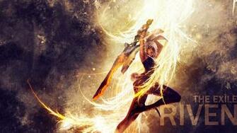 Of Legends Wallpaper Ahri Battle Bunny Riven