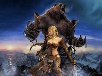 Women Warrior Computer Wallpaper Desktop Background