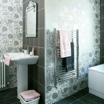 Wallpaper For Bathrooms Bathroom