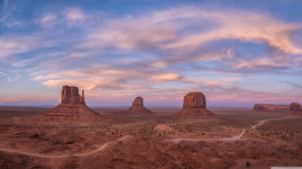 West Mitten Butte In Monument Valley Navajo Tribal Park Arizona 4k