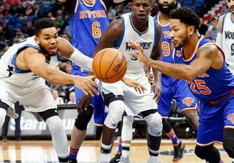 Knicks Beat Timberwolves Despite Karl Anthony Towns