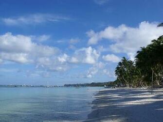 Boracay Island Scenery And Ocean Wallpaper