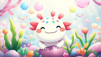 Kawaii Axolotl Wallpaper