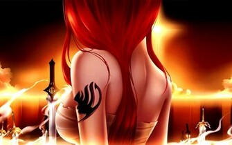 Erza Scarlett Fairy Tail Crop HD Wallpaper Full