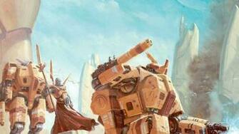 Warhammer 40k Codex Tau Empire Artwork Video Games HD Wallpaper