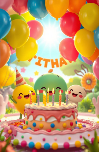 Cocomelon Happy BirtHDay Wallpaper