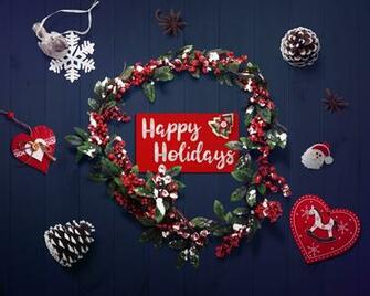 Merry Christmas Decorations Happy