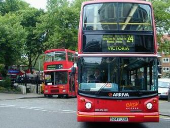 Two London Double Decker Busses Wallpaper And Background X