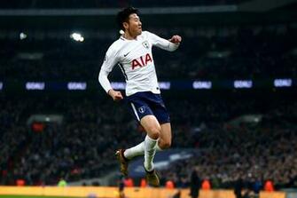 Watch Son Heung Min Scores One Creates As Spurs Lead Everton