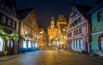 Wallpaper Street Building Tower Home Gate Germany Bayern