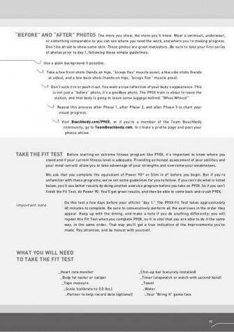 P90x Fit Test Details