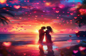 Romantic Love 3d Wallpaper