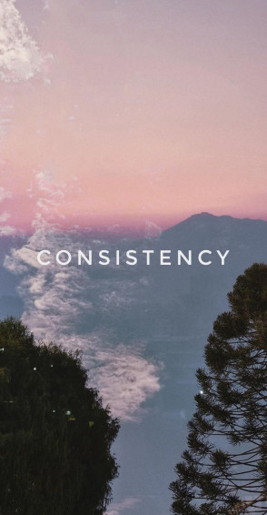 Consistency Aesthetic Quotes HD Wallpaper