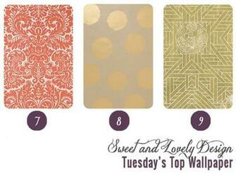 Wallpaper Anthropologie Gold Tea Leaf Gracie