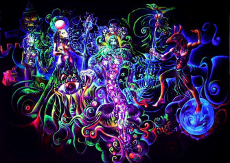 Dark Psychedelic HD Wallpaper