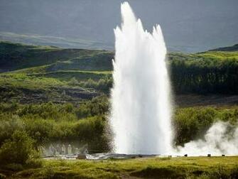 Nature Strokkur Geyser Iceland Picture Nr