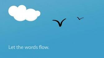 Clouds Minimalistic Quotes Vector Blue Skies Birds Wallpaper