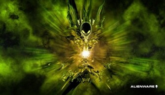 Green Alienware Wallpaper