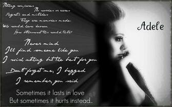 Adele Someone Like You Wallpaper Photo