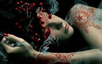 Beautiful Dreamer 3d Abstract Beauty Black